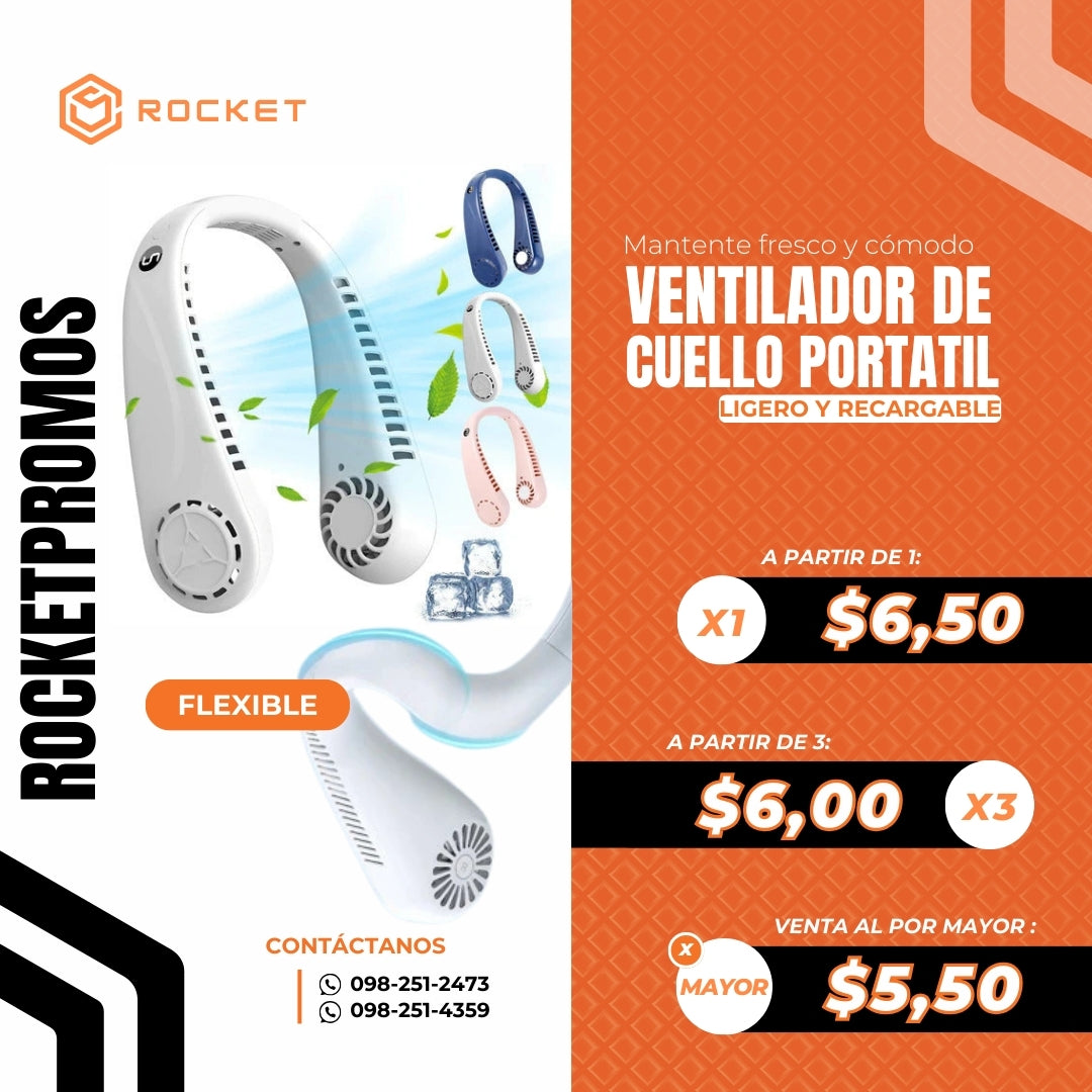 Ventilador de cuello Portátil