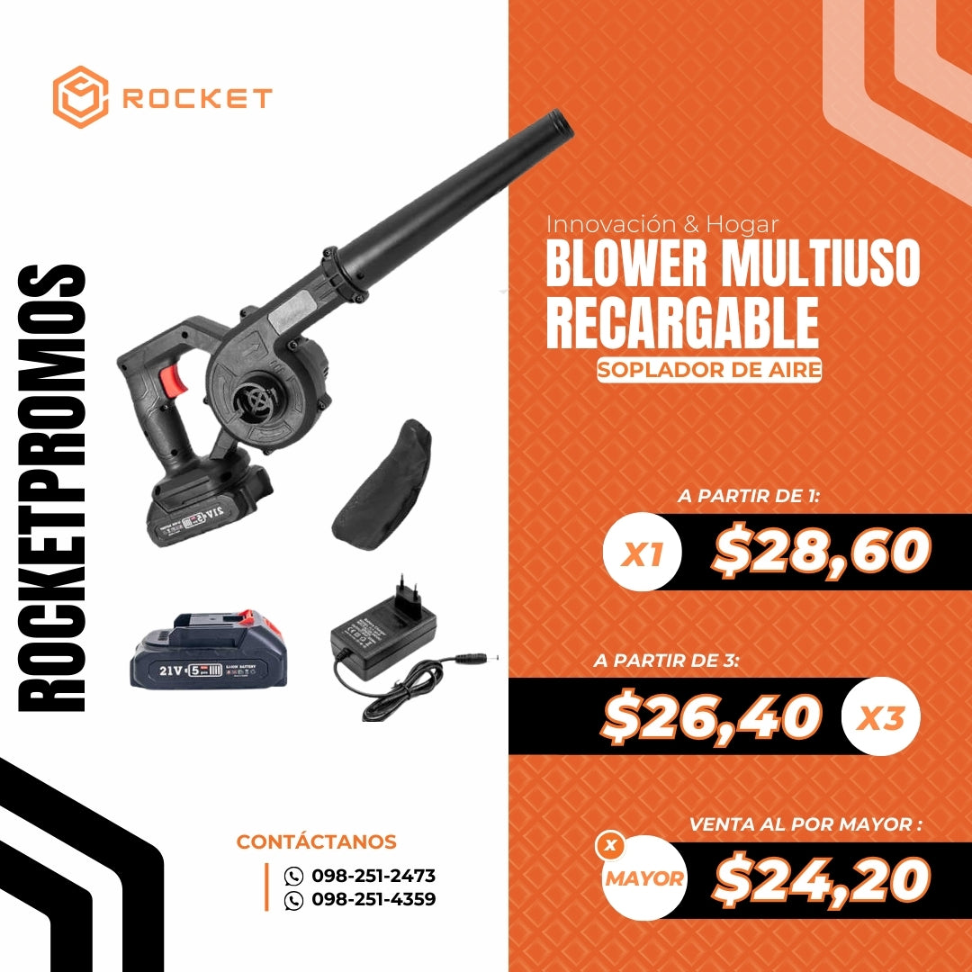 Blower multiuso recargable