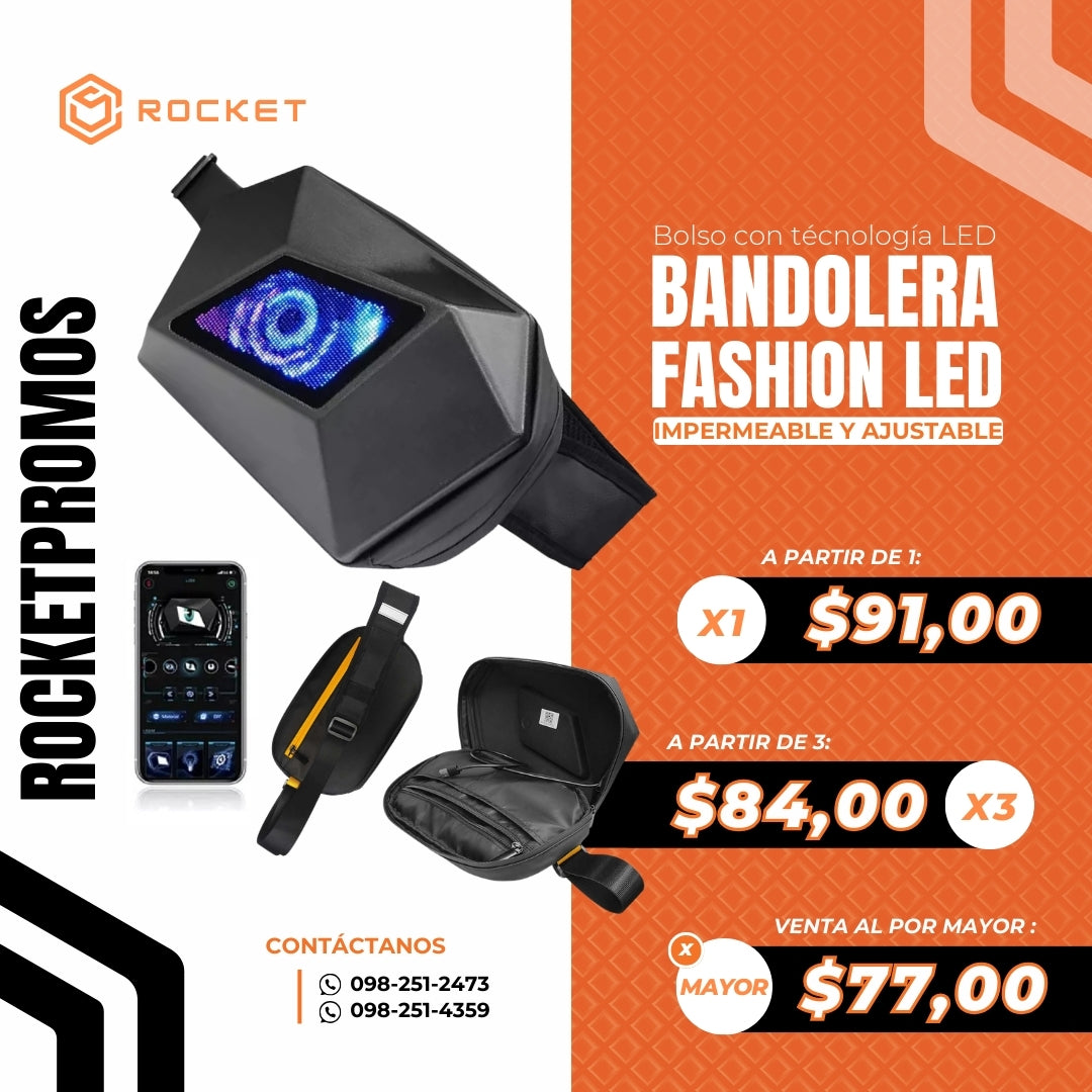 Bandolera Fashion Led