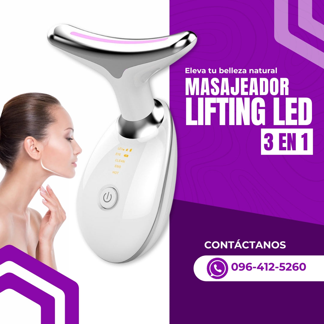 MASAJEADOR LIFTING LED