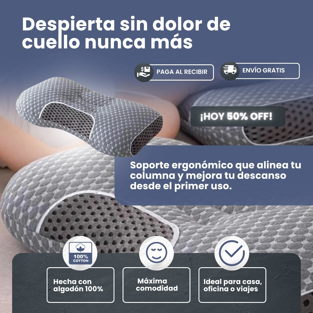 ALMOHADA ORTOPÉDICA CERVICAL