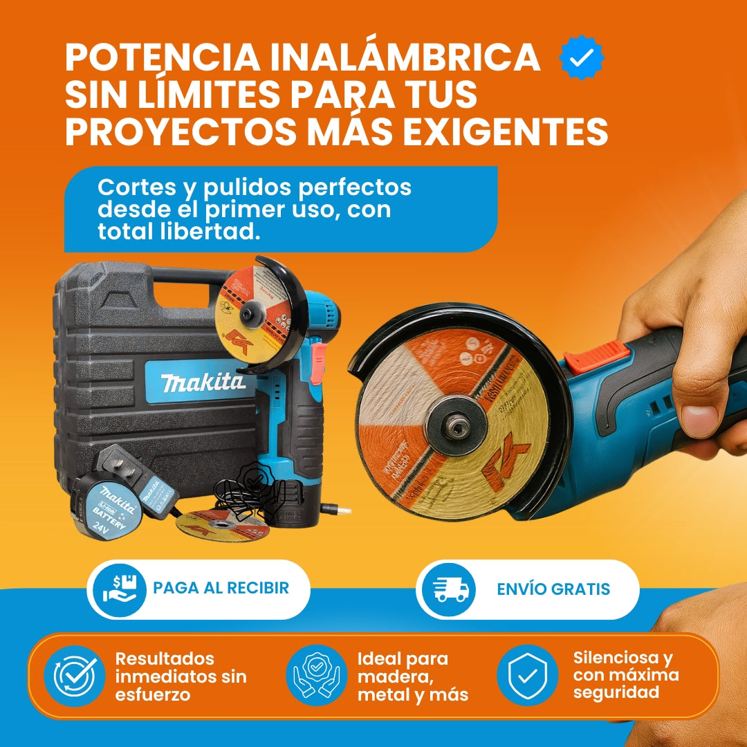 AMOLADORA ANGULAR PORTÁTIL MAKITA