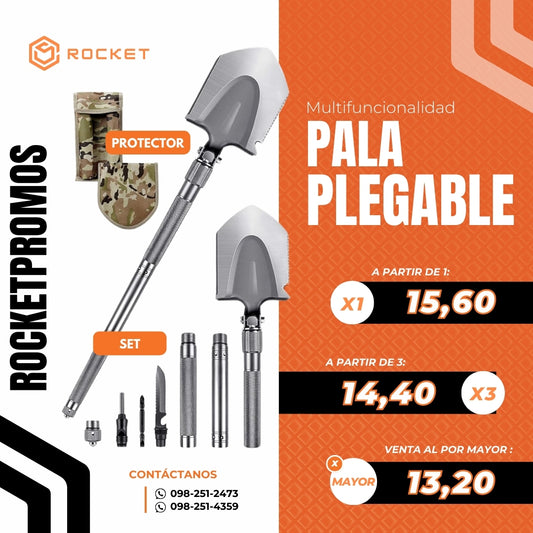 TrailBlaze: Pala multiherramienta para acampar