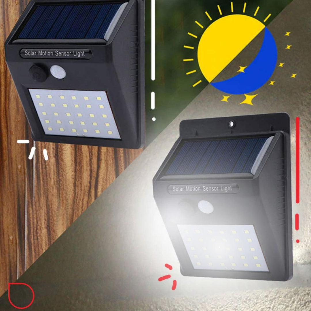 Lampara 20 led solar