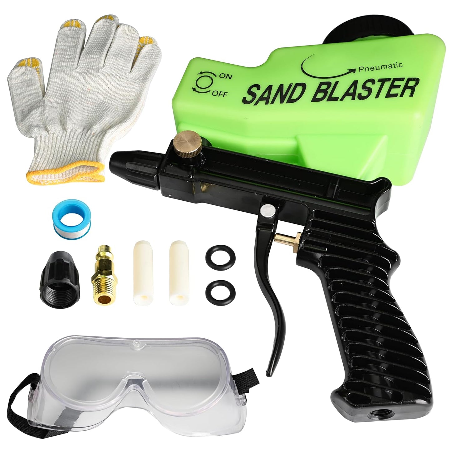 PISTOLA DE CHORRO DE ARENA NEUMÁTICA