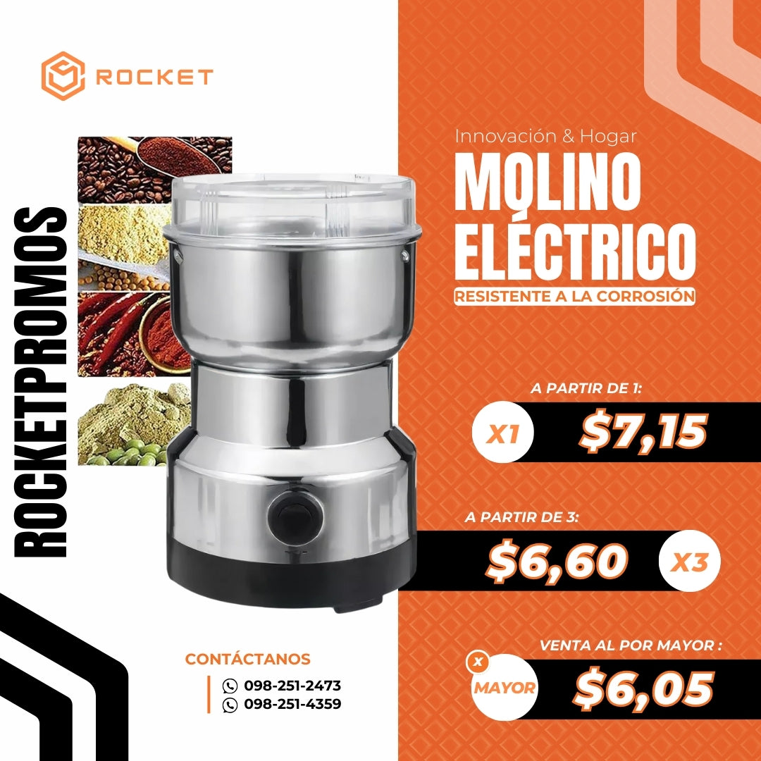 GrindMaster: Molino de café eléctrico