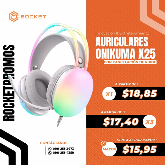 ONIKUMA: Auriculares para juegos de PC