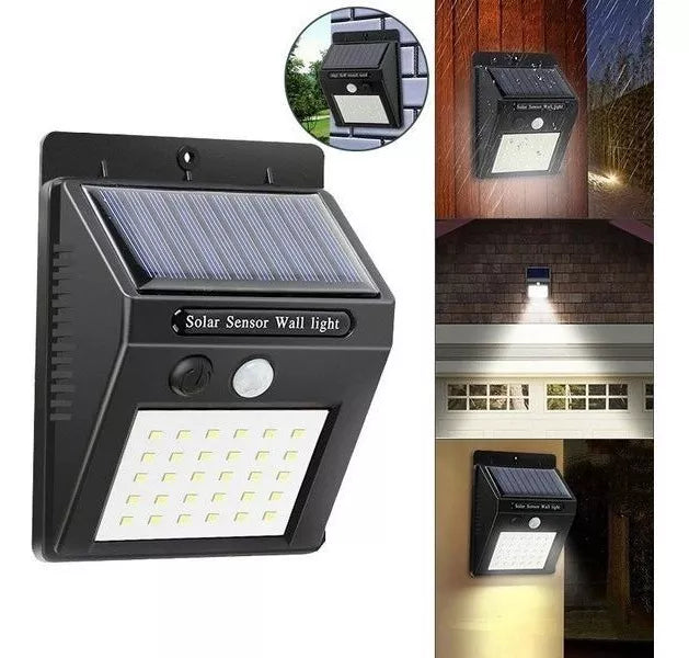 Lampara 20 led solar