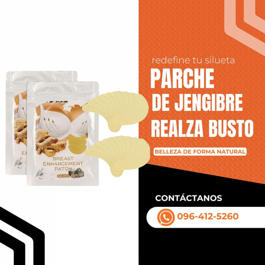 PARCHE DE JENGIBRE REALZAR EL BUSTO  X6
