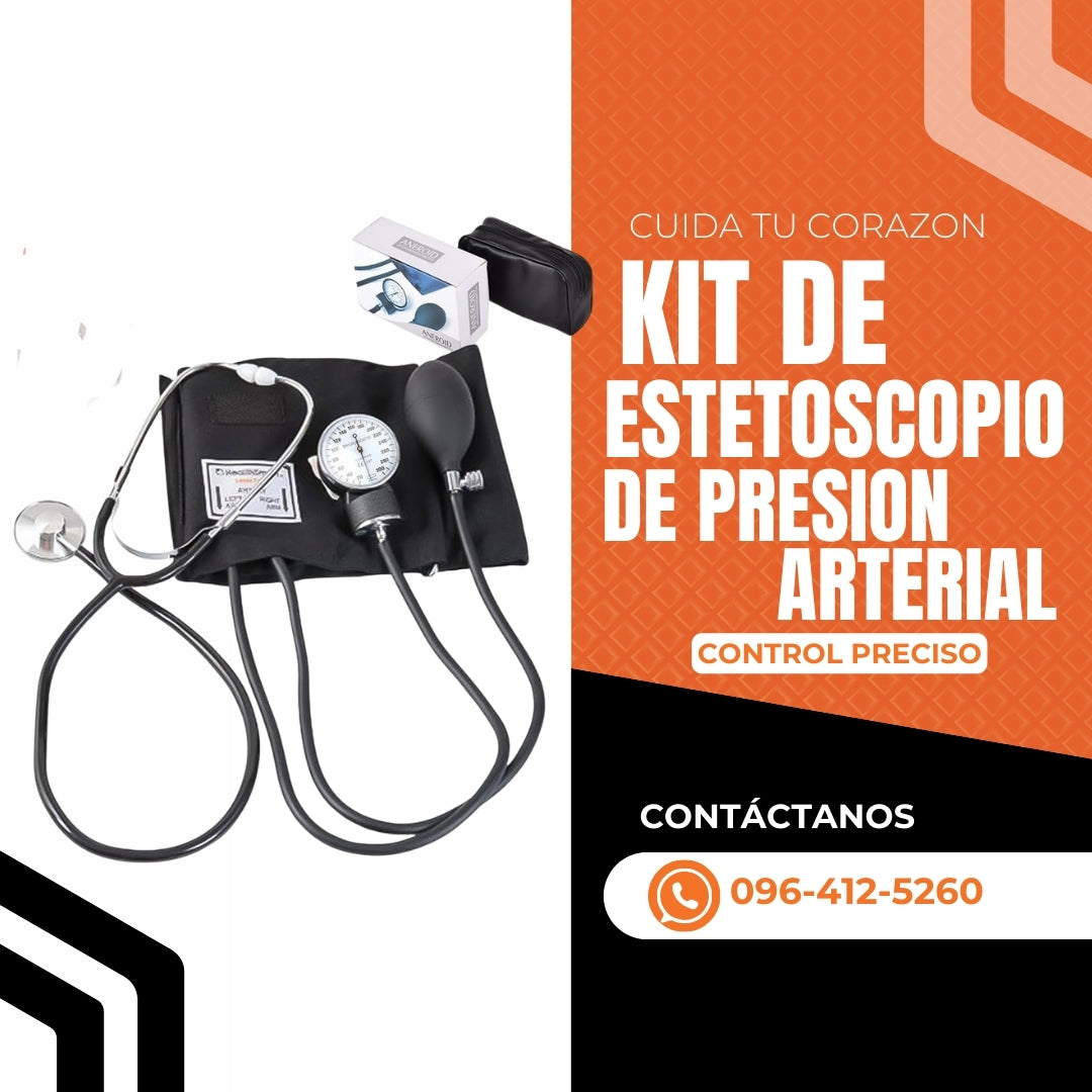 KIT DE ESTETOSCOPIO DE PRESION ARTERIAL