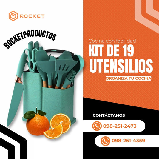 Kit de 19 utensilios