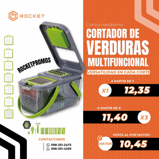 CORTADOR DE VERDURAS MULTIFUNCIONAL