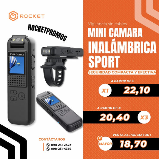 MINI CAMARA INALÁMBRICA SPORT