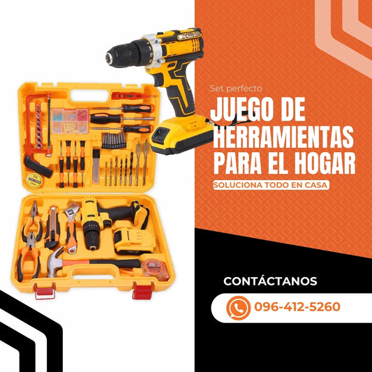JUEGO DE HERRAMIENTAS PARA EL HOGAR