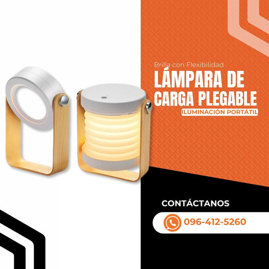 LÁMPARA DE CARGA PLEGABLE
