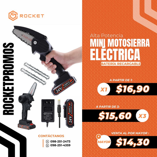 Mini Motosierra Inalámbrica