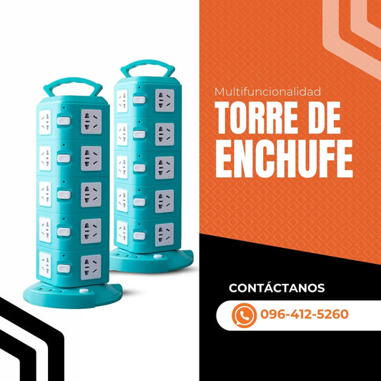 Torre enchufe multifuncional