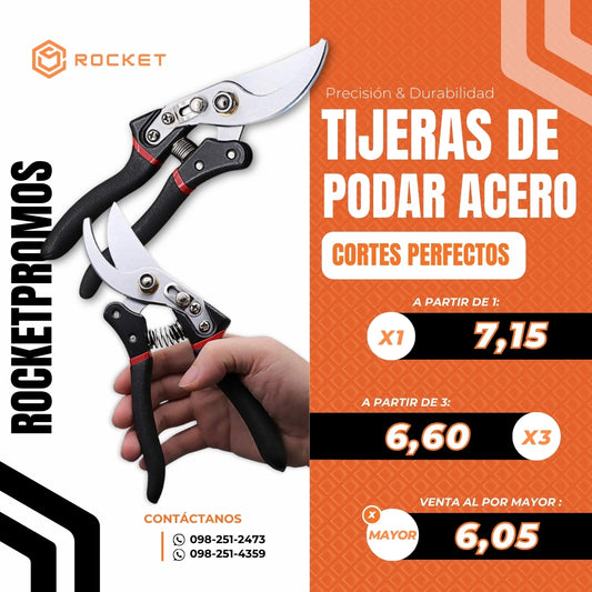 TIJERAS DE PODAR ACERO
