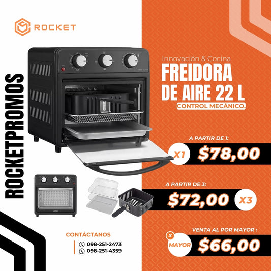Horno Freidora de aire 22 L