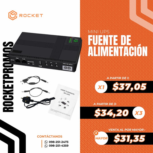 Mini Ups Fuente De Alimentación