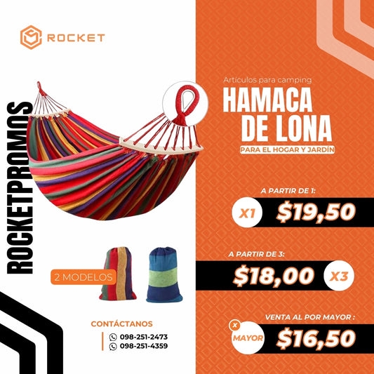 Hamaca de lona