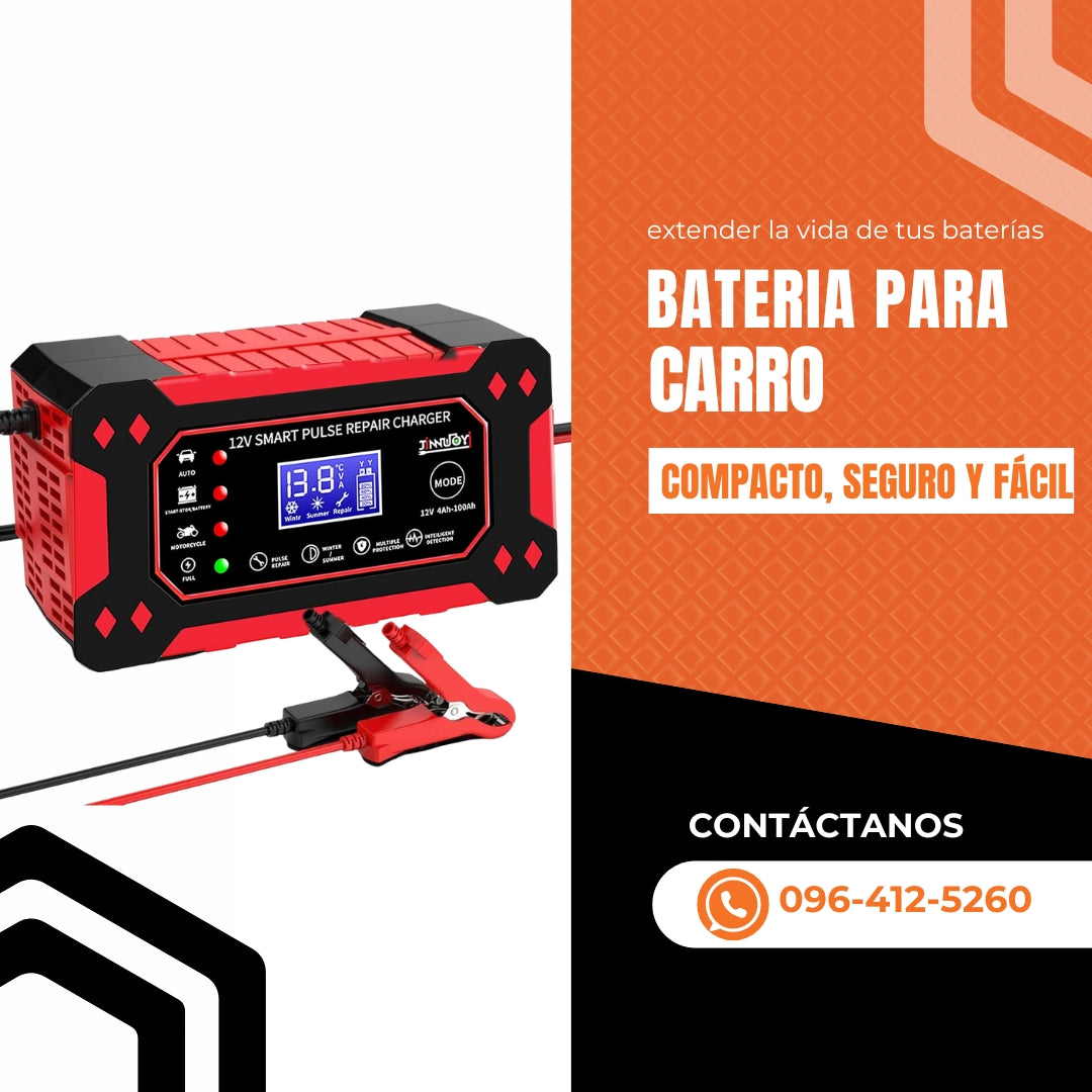 CARGADOR DE BATERIA PARA CARRO