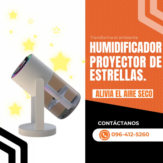 HUMIFICA Y PROYECTA ESTRELLAS EN CARRO