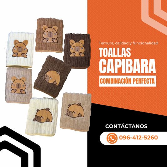 TOALLAS CAPIBARA