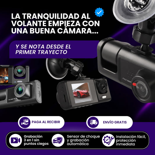 CÁMARA FRONTAL Y TRASERA PARA AUTO
