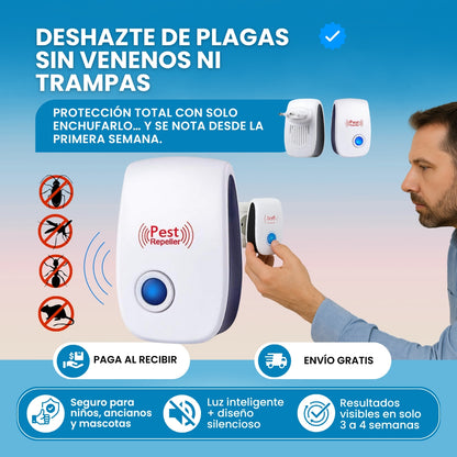 REPELENTE ULTRASÓNICO DE INSECTOS