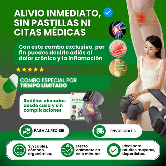 RODILLA TÉRMICA + PARCHES NATURALES