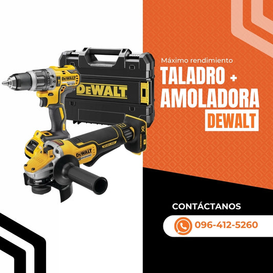 TALADRO+ AMOLADORA DEWALT